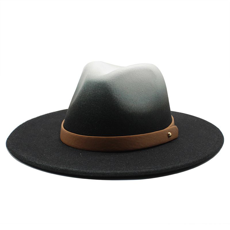 Mode Cuir Véritable gentleman Fedora Hat Hommes Automne 2022 Fedoras Solid Black vintage Dad Hats chapeau Femme Cap Panama Jazz Hat Accessoires Chapeaux et casquettes Chapeaux de cérémonie 