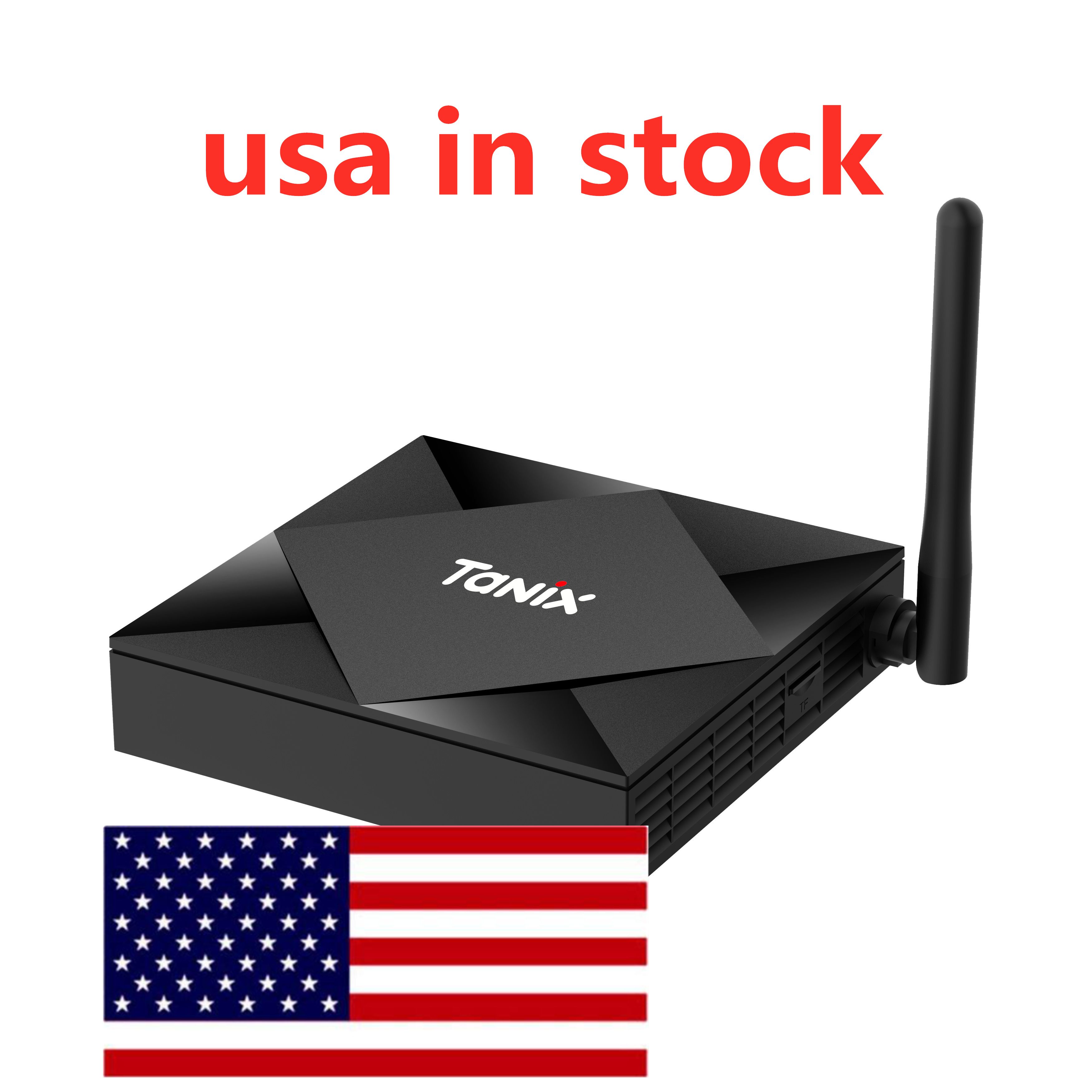 米国からの船TX6SテレビボックスAllwinner H616クワッドコア4G 32G二重WiFi BT Android 10 OS 4K H.265