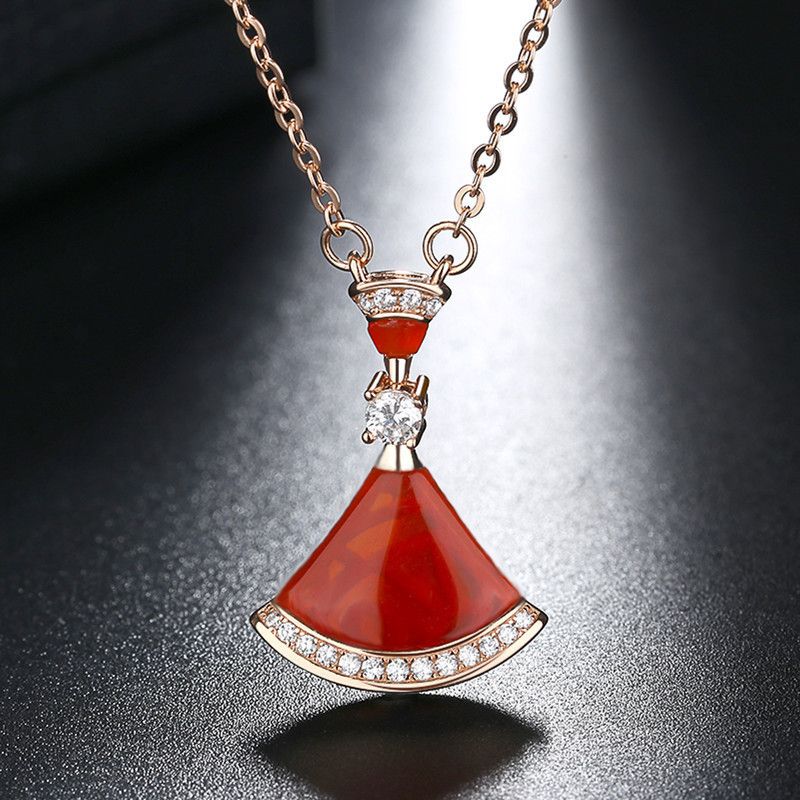 White Rose, Golden Red Chalcedony-925 Si