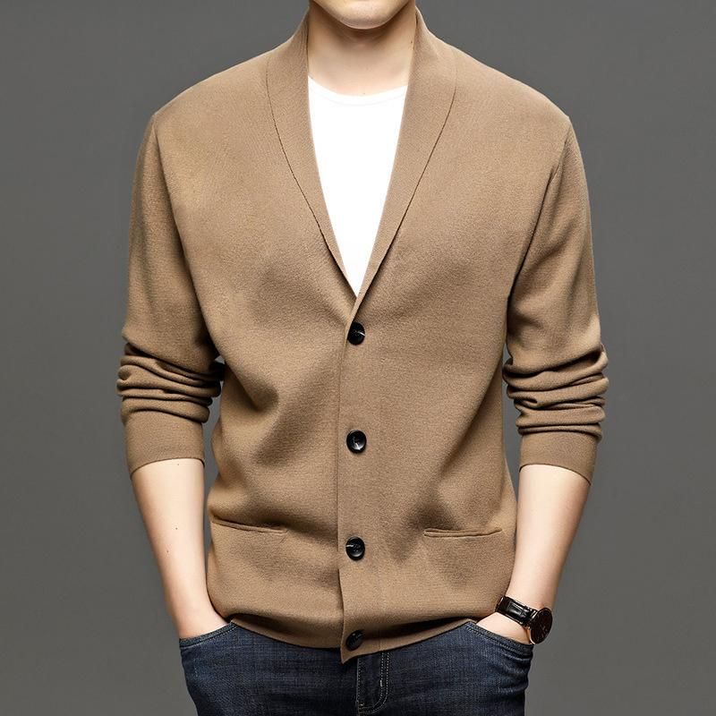 Mens Sweaters Lightweight Soft Shawl 