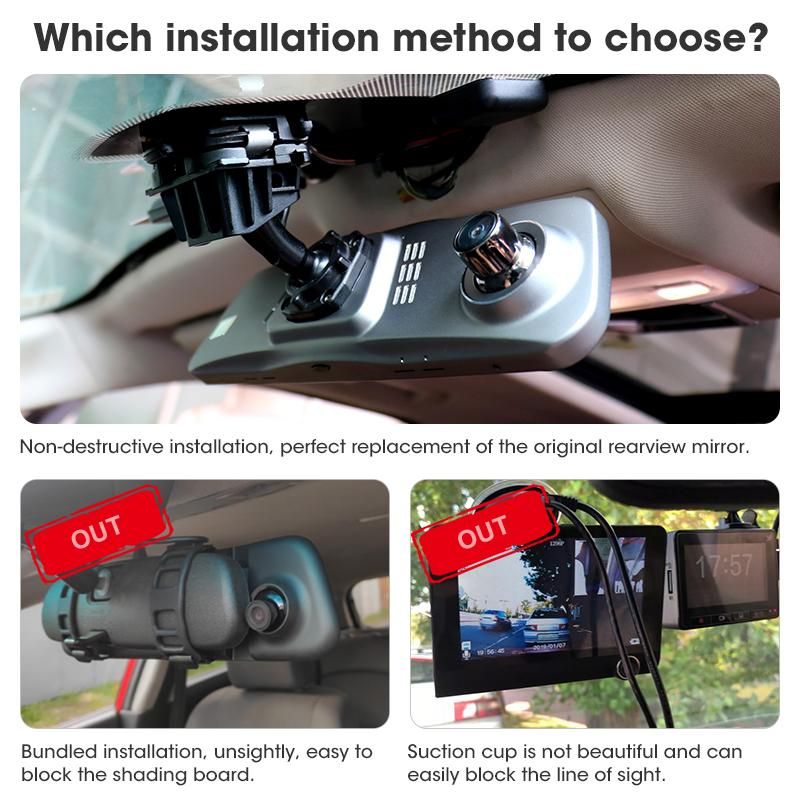 Geography flexible Roadblock Jansite 10" Car DVR 2K 1440P Ultra HD Touch Screen Dash cam Loop Record Time-lapse video Rear view camera Registrar with Bracket Geography flexible Roadblock Jansite 10" Car DVR 2K 1440P Ultra HD Touch Screen Dash cam Loop Record Time-lapse video Rear view camera Registrar with Bracket