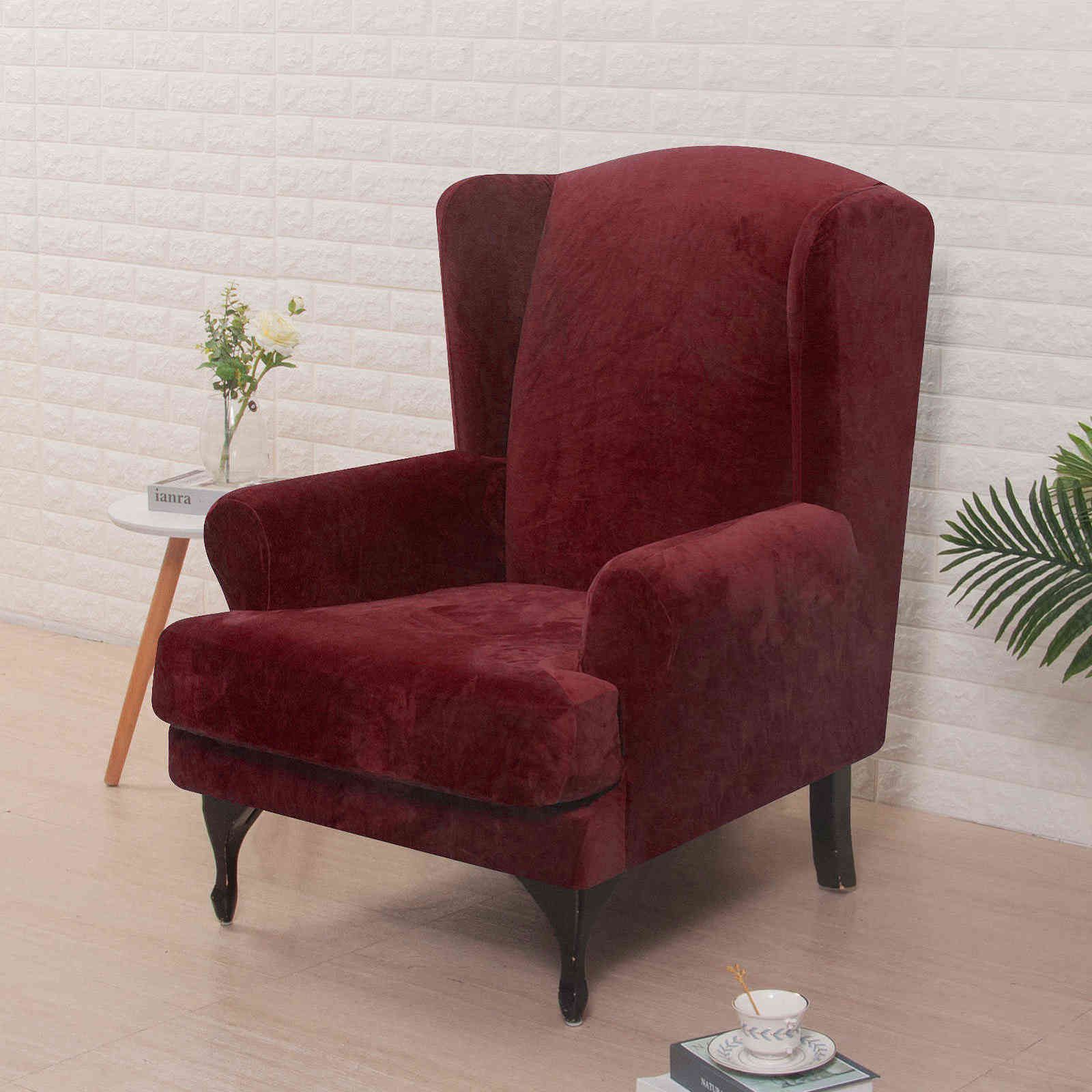 Wine-Wing Chair Cover