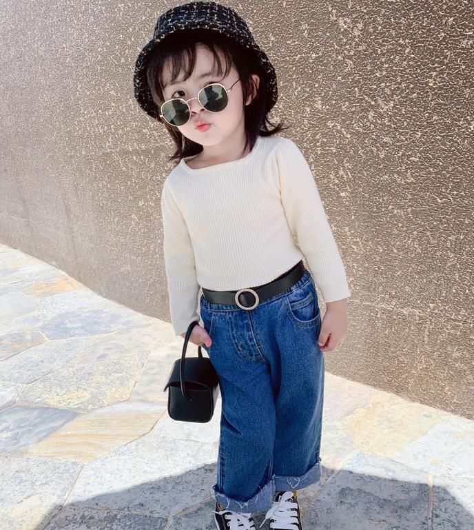Compra Jeans Sueltos Para Niños Niñas Pierna Ancha Jean Denim Pantalones  Niña Ropa De Primavera Niño Bell Bottom Barato | Entrega Rápida Y Calidad |  Es.Dhgate