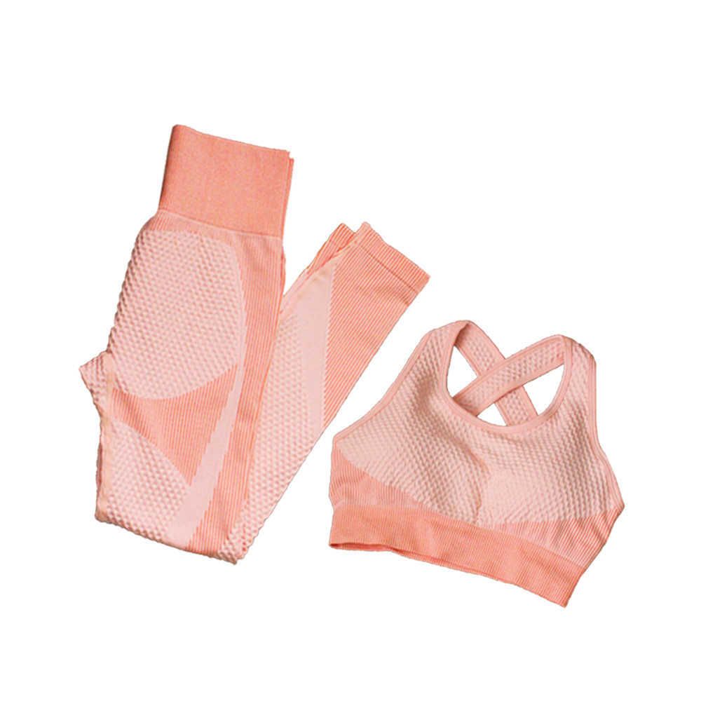2 pcs soutien-gorge costume rose