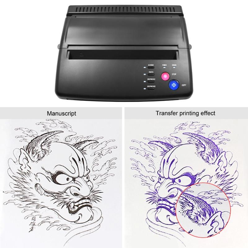 プリンタタトゥーの転送機械装置のコピー機プリンタの描画サーマルステンシルメーカーツールPO紙のコピープリントを￥42,567 DHgate