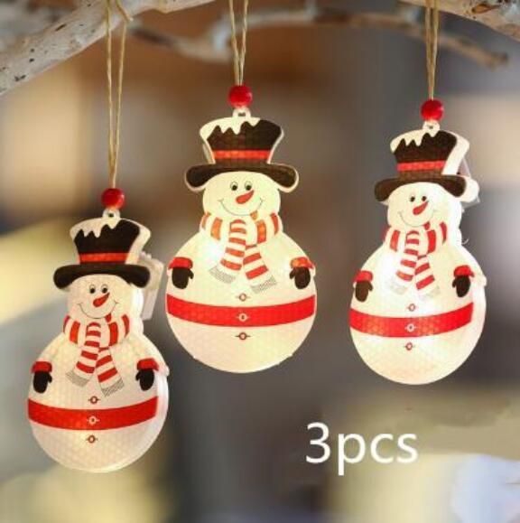 3Pcs Snowman