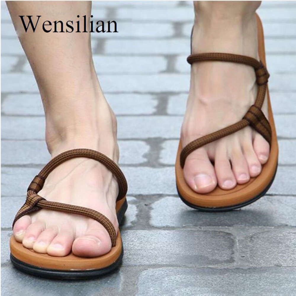 Desconto Em Sandálias Dos Homens Gladiador Beach Flip Flip Flops Flat  Sapatos Verão Masculino Mens Homem Sandalia Masculina Sandalias Hombre  Chaussure Homme Loja Online De Sapatos Clássicos De Topo | DHgate.Com