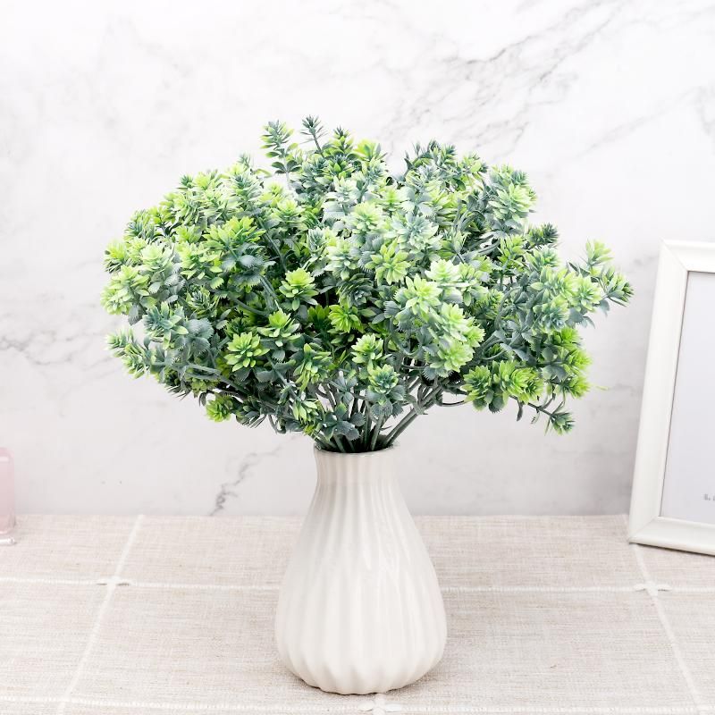 Home Decor Artificial Plants Plastic Succulent Fall Leaves Flores  Fake Flower 