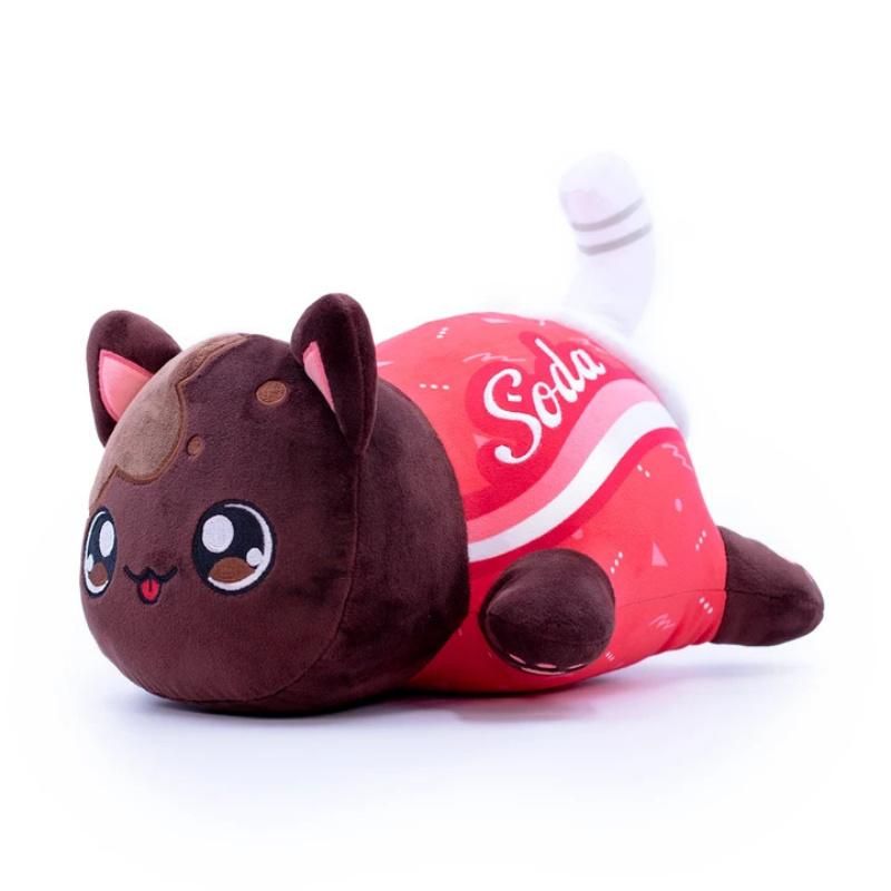 Meows Aphmau Plush Doll Coke French Fries Burgers Bread Sandwiches