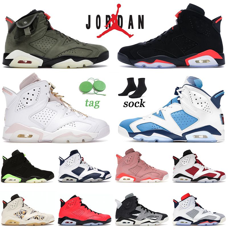 Koop Topkwaliteit Basketbalschoenen NIKE AIR JORDAN 6 6S RETRO VI Jumpman  Sneakers Zwart Infrarood Gouden Hoops Mannen Vrouwen Unc Jorden Trainers 36  47 Goedkoop | Snelle Levering En Kwaliteit | Nl.Dhgate