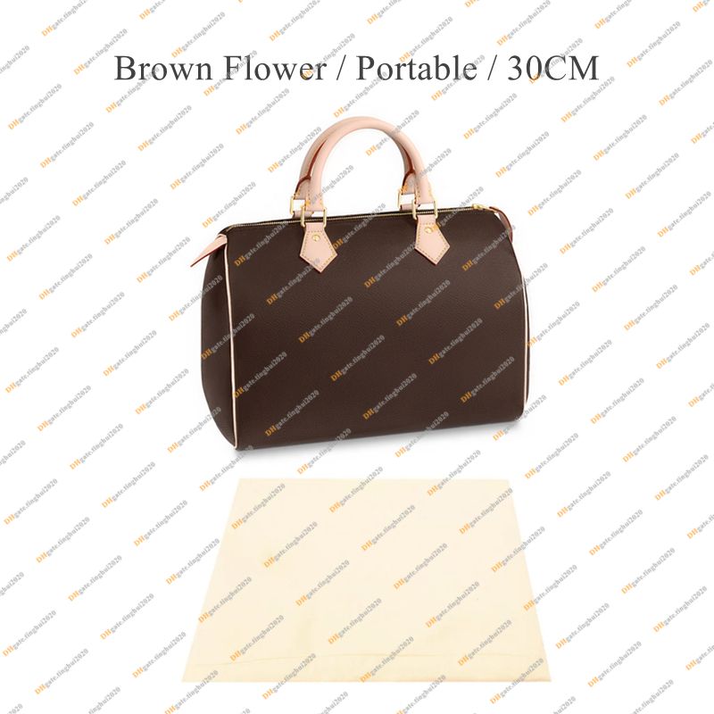 Portable/Brown Flower 30cm