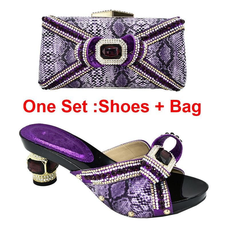 Purple Shoes and Bag