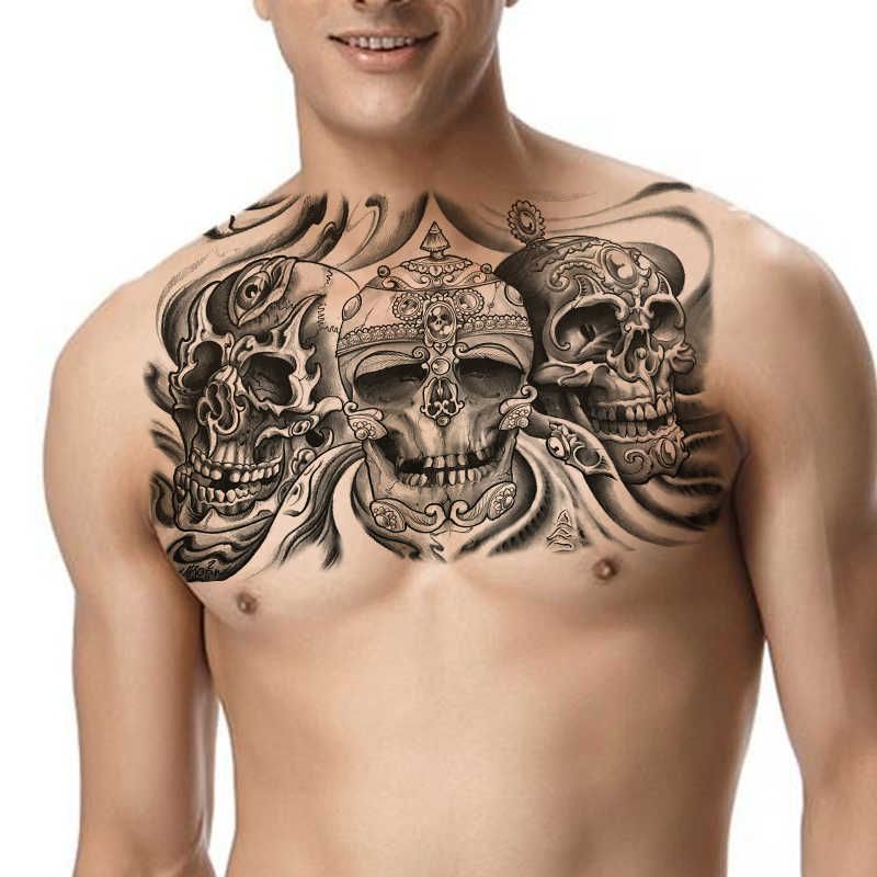 ₩6,385에서 임시 문신 남자를위한 어깨 문신 큰 가슴 몸 바디 섹시한 문신 스티커 방수 Tatoo 가짜 소년 메이크업 팔 패턴 |  DHgate