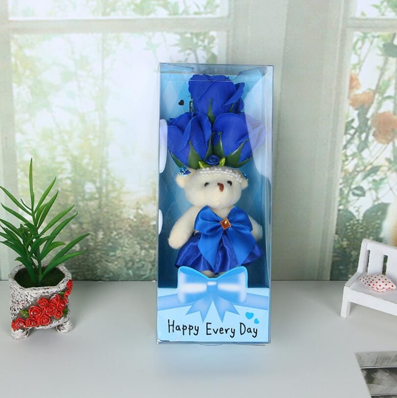 Blue Rose avec boîte-cadeau