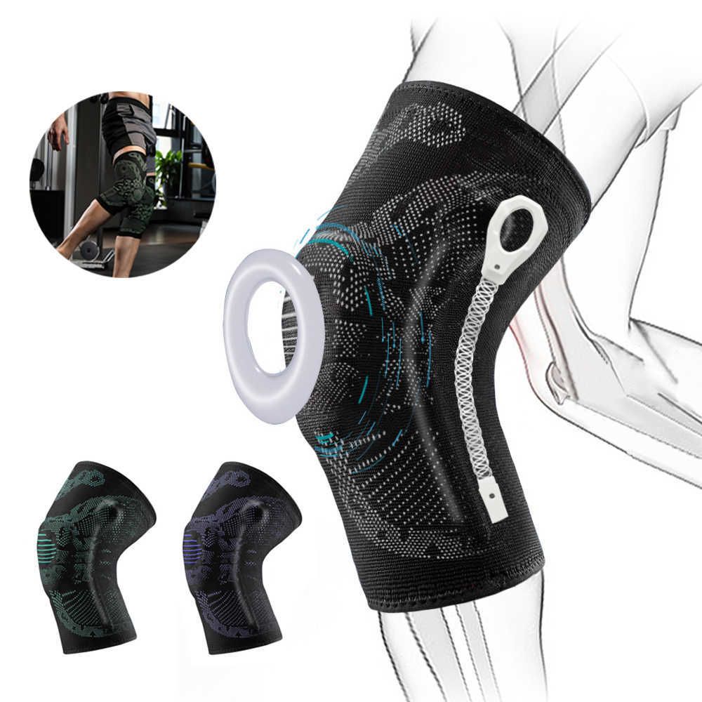 Soporte de manga de rodilla de nailon de compresión elástica Blask M Soporte de manga de rodilla de nailon de compresión elástica Blask M