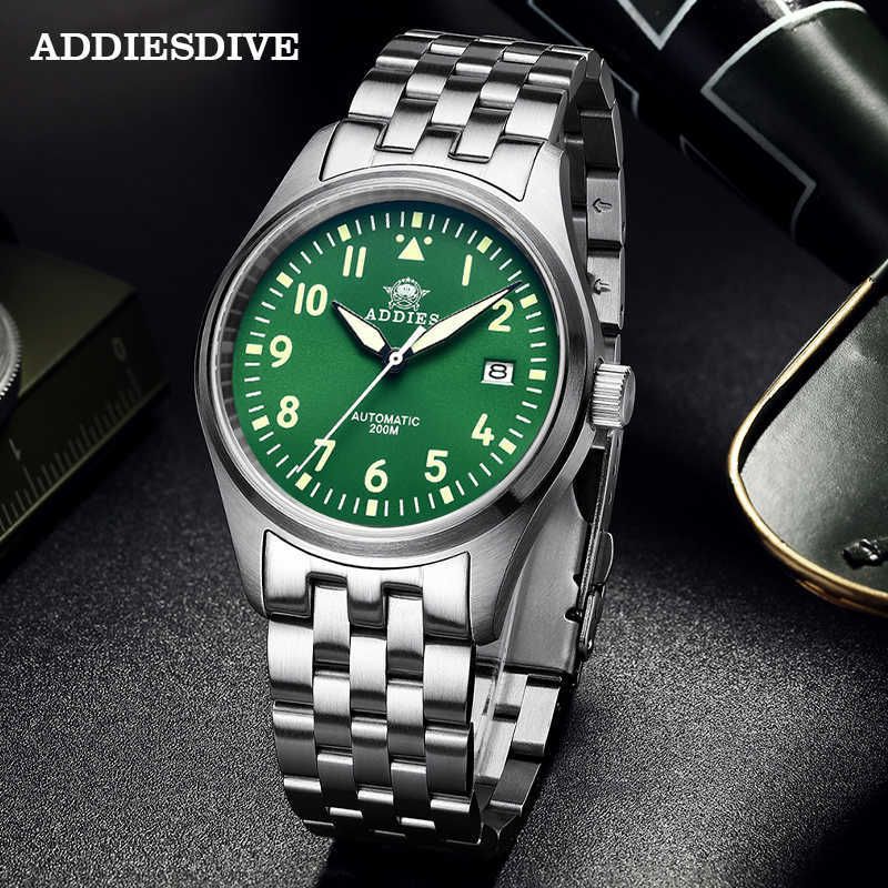 Acquistare Addies Dive Pilot Watch Automatic Mechanical Diver Guarda C3  Orologi Da Uomo Luminosi Divers Zapphire Crystal 200m Guarda Tuffo NH35  Economico | Consegna Veloce E Qualità | It.Dhgate