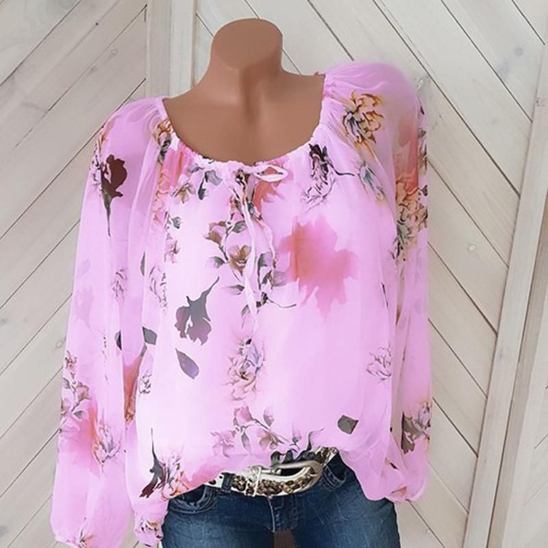 Tops Estampados Florales De Verano Para Mujer Casual De Mang Tops Estampados Florales De Verano Para Mujer Casual De Mang