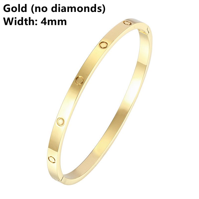 4mm Gold ohne Diamanten