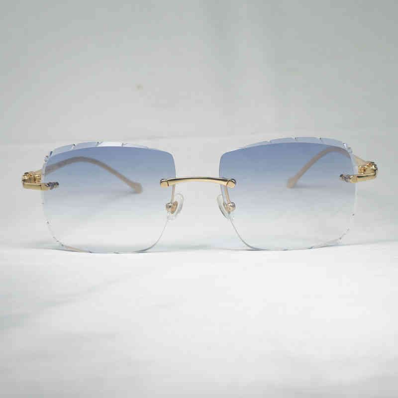 Gold F Blue Lens