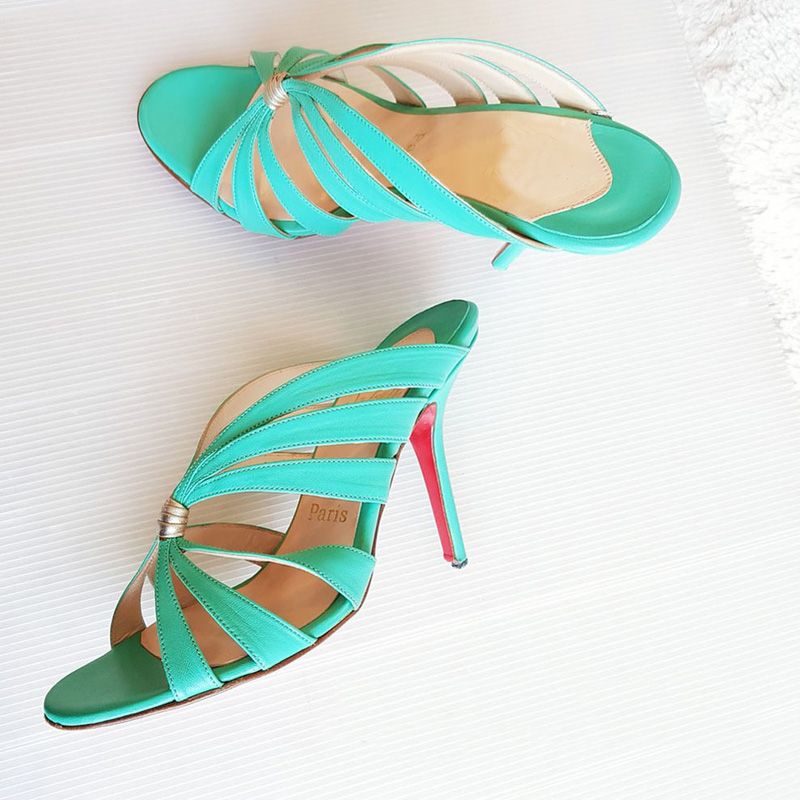 Venda Por Atacado De Cor Designers Elegantes Mulheres Vermelho Botéis Altos  Peep Toes Sandálias Sandálias Sapatos Bombas De Couro Genuíno Senhora  Sandália Turquesa Plataformas Verdes Salto Com Caixa UE 35 43 Modernos