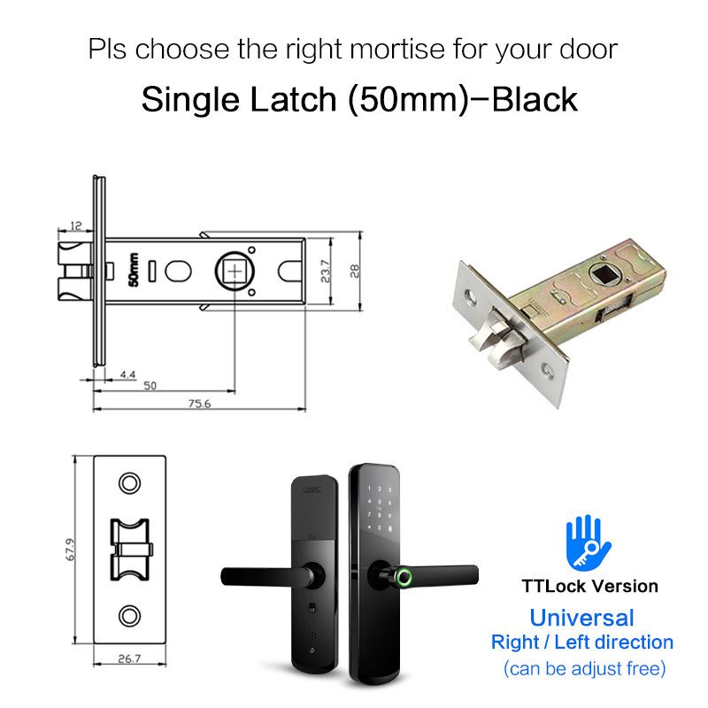 50 mm Loquet