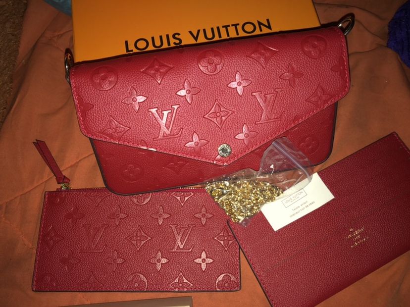 LOUIS VUITTON Felicie Pochette MONOGRAM Canvas WalletOnChain LV Attention  to Details M61276 PearlYao 