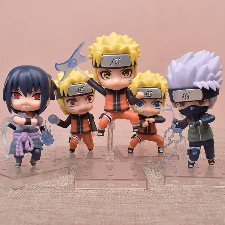 Anime Uzumaki Naruto Hatake Kakashi Haruno Sakura Pvc Figura De