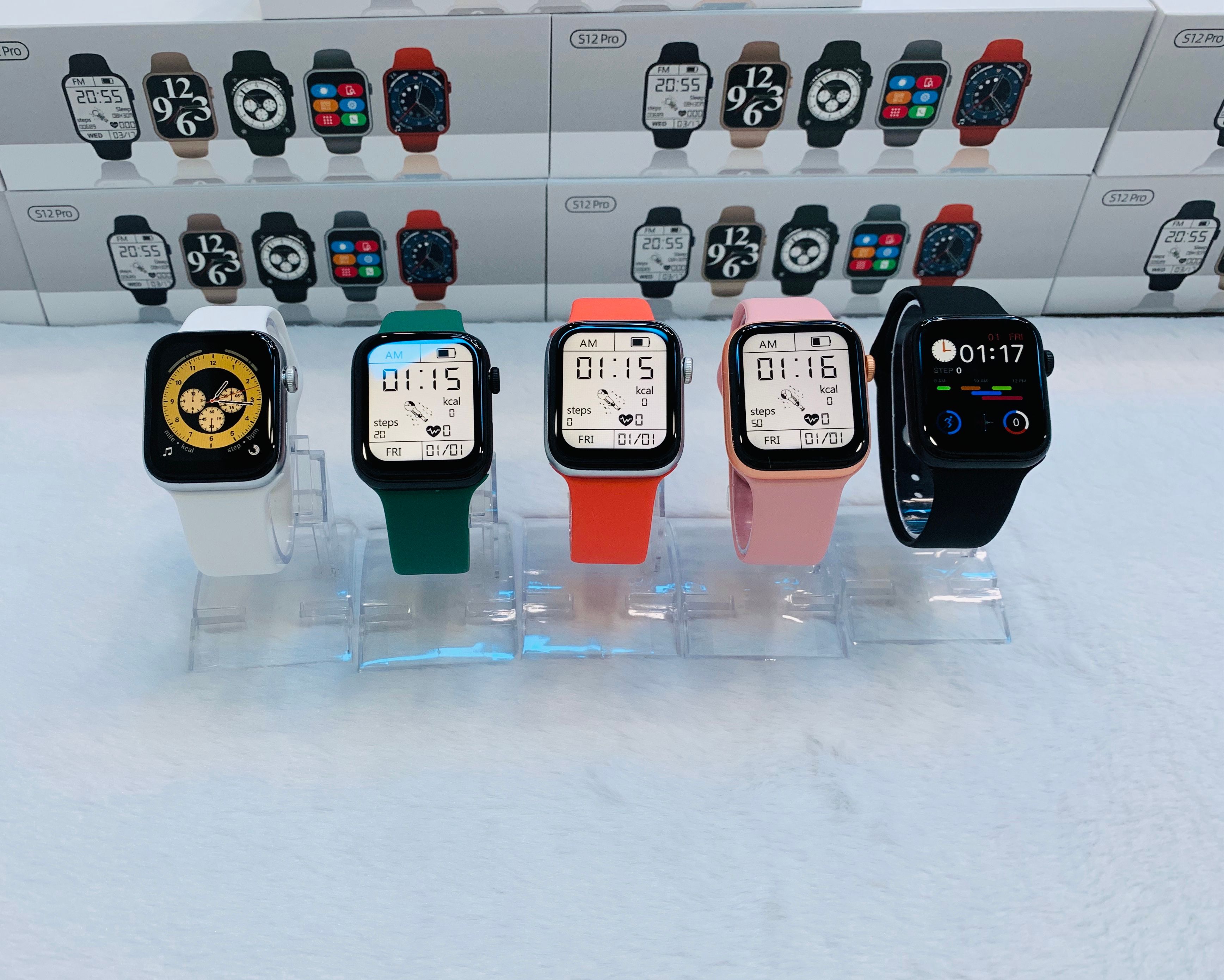 Suministro Al Por Mayor S12Pro Smart Watch Tasa Del Corazón Pulsera De La  Presión Arterial Deporte Smartwatch 1.69 Pulgadas Pantalla Colorida PK HW12  HW22 SmartWatches De Twsiearphone, 11,84 € | Es.DHgate.Com