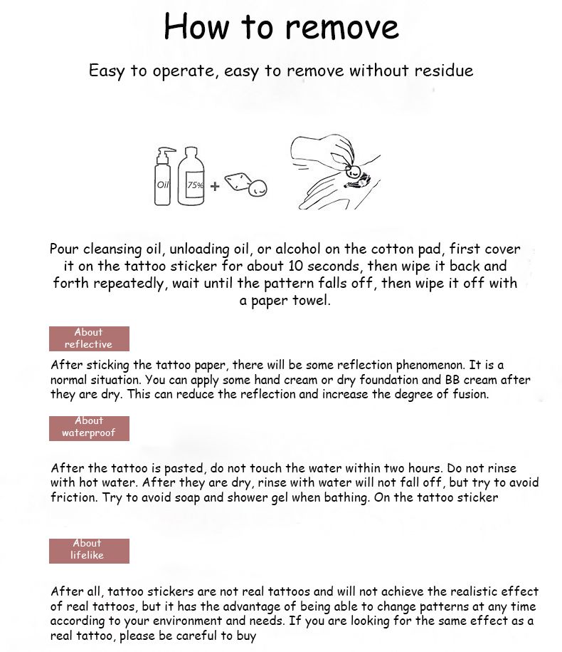 Waterproof Temporary Tattoo Sticker Wolf Head Line Totem ...