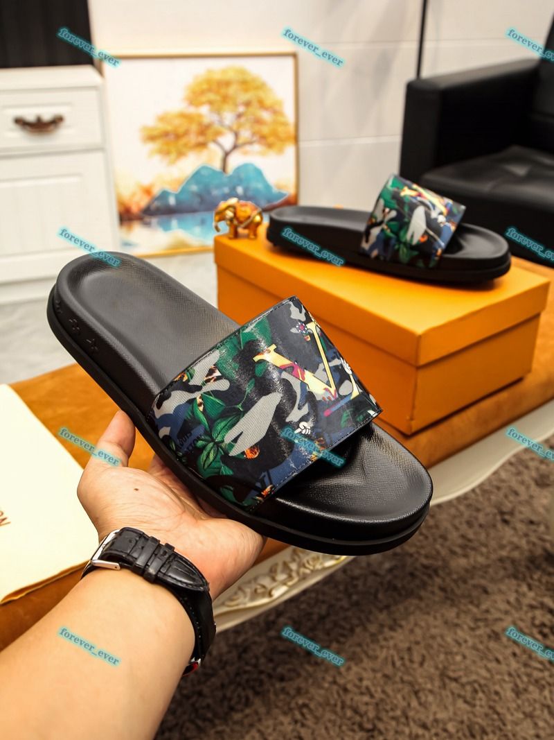 Compre Louis Vuitton LV .Nuevo Llegada Marca Slippers Quality Sandals  Sandals Square Slips Flip Flozs Hombre Mujer Mocasines Huaraches Zapatillas  Entrenadores Zapatillas De Correr A 69,94 € Del Forever_ever | Es.Dhgate.Com