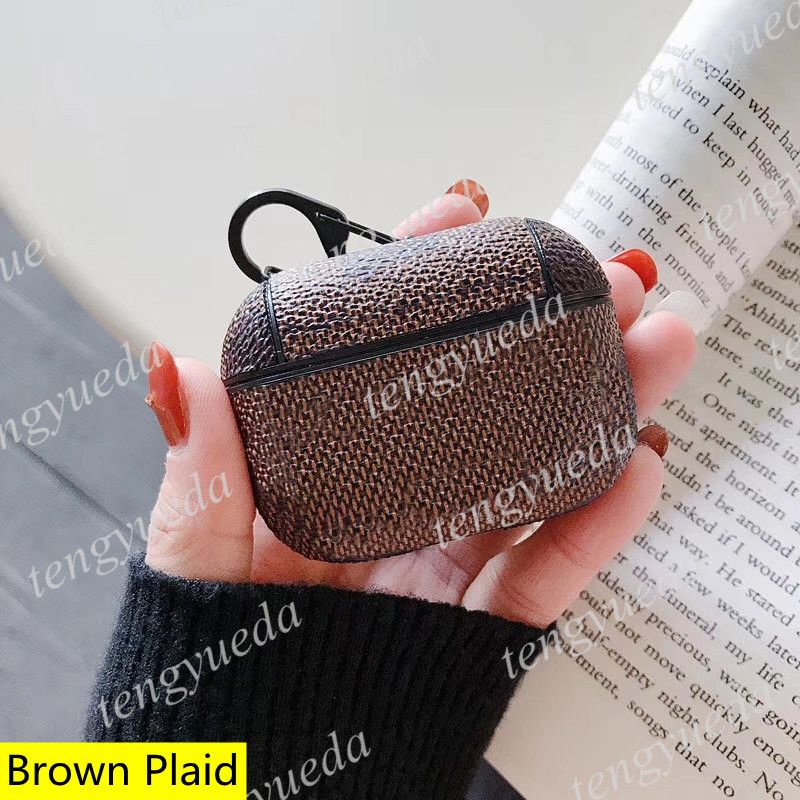 for aripods pro (brown plaid)