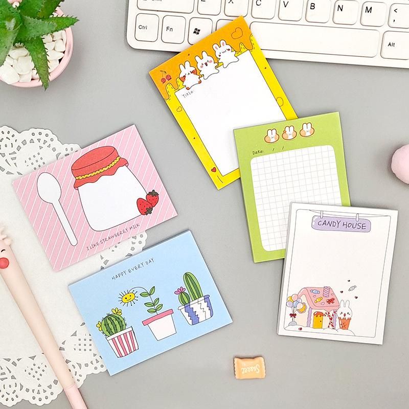 Horizontal line 76*76mm Size paper Memo Pad Sticky Notes Bookmark Point it  Marker Memo