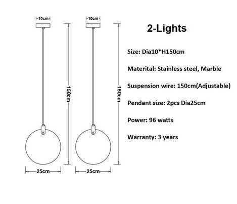 Dia30 cm 2lampen