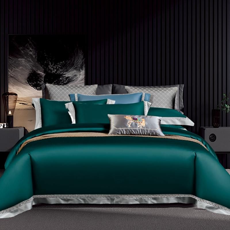 Whole And Retail Bedding Sets 1000tc Egyptian Cotton Duvet Cover Set King Size Bed Sheets Rubber Fitted Sheet Linen From Hangxinli 190 34 Dhgate Com Bed Sheets Rubber Fitted Sheet Linen, Black Silk Bed Sheets King Size Egypt