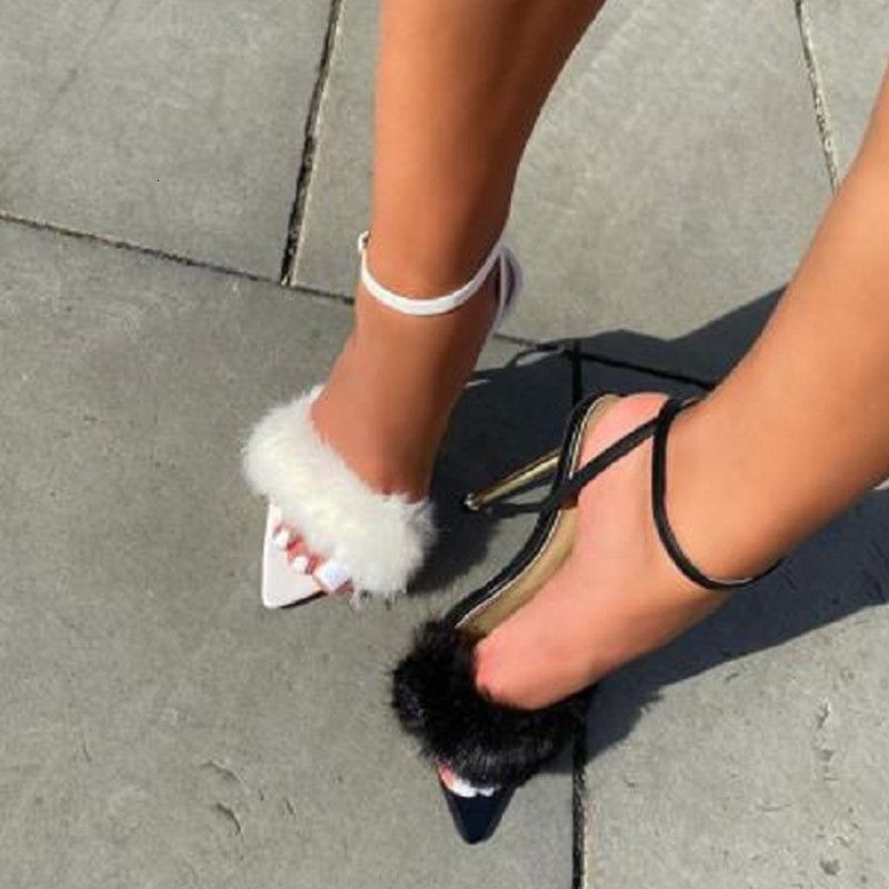 2021 2021 Nieuwe Sexy 11 CM Zomer Schoenen Dames Stiletto Sandalen Open  Teen FF Metalen Hoge Hakken Enkelriem Veer Sandalen Maat 42 G65K Van  Trendyamoy669, 14,2 € |DHgate