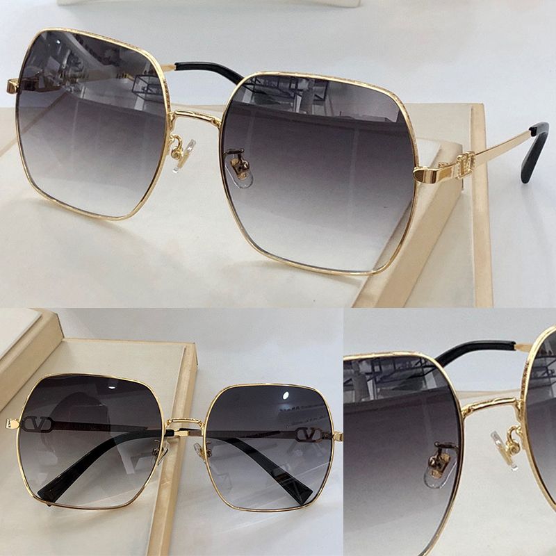 Sonnenbrille für Frauen Sommerart Anti-Ultraviolett 2048 Retro-Platten-Planke-Vollbild-Mode-Brillen-Zufallskasten