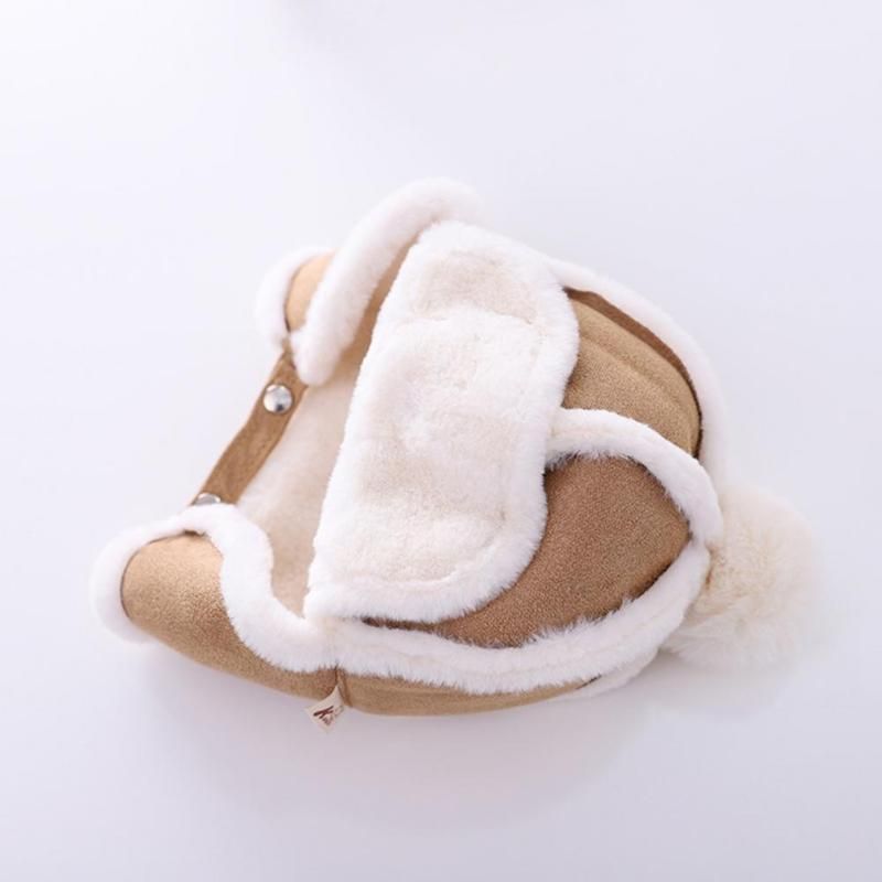 Berets 1-4 Years Stylish Infant Hat Solid Lovely Kids Cap Contrast Color Dome For Outdoor