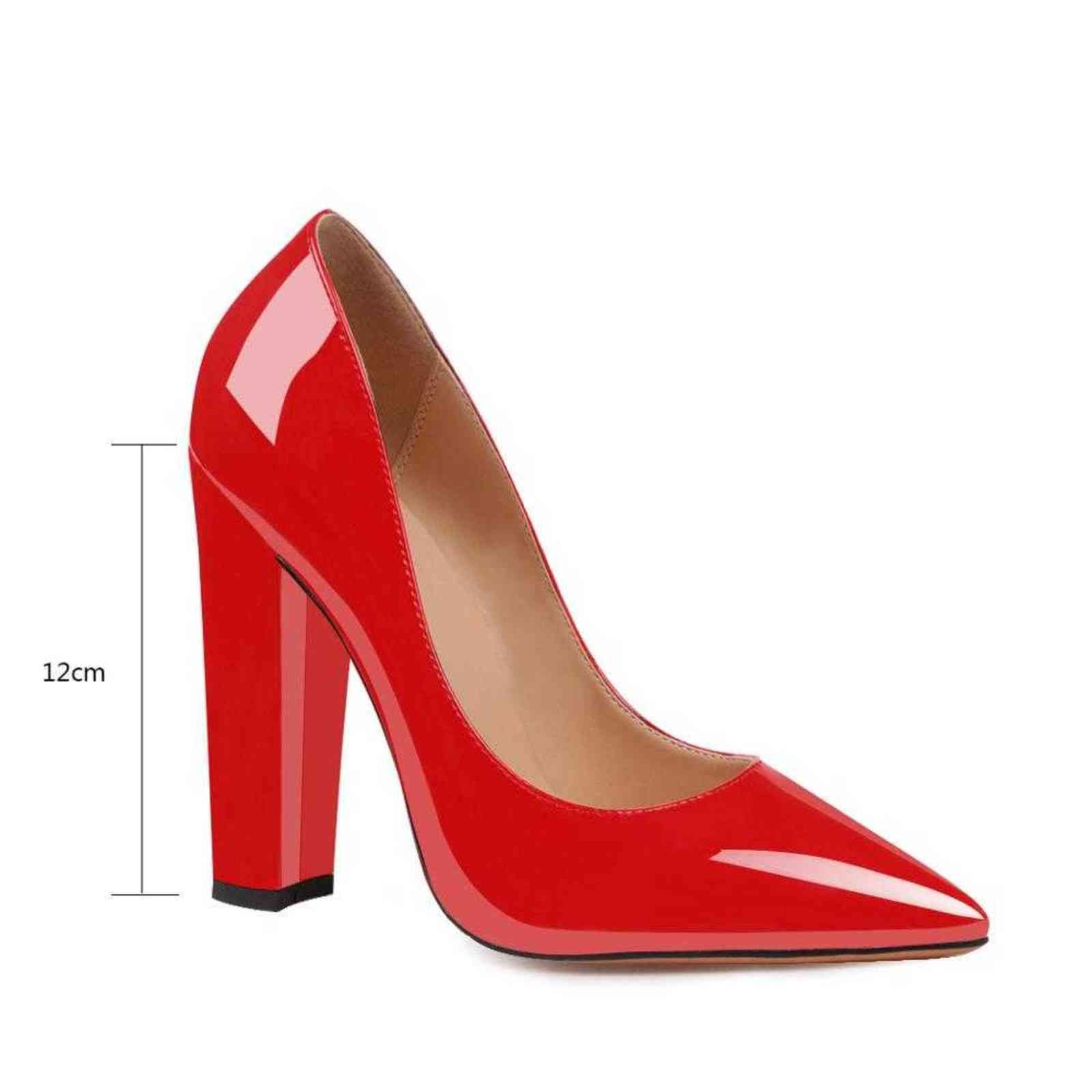 Red Patent 12cm