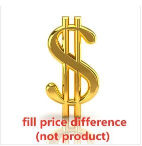 Rellene la diferencia de precio (no producto)