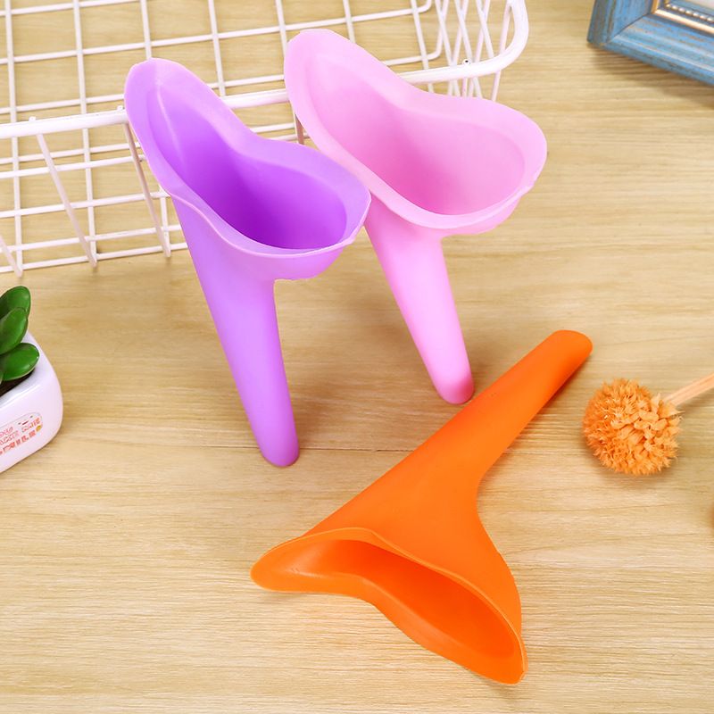 Portable Woman Elegance Travel Female Toilet Can Wee Urinal Urine Silicone 