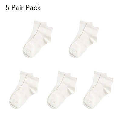 5 Pair White