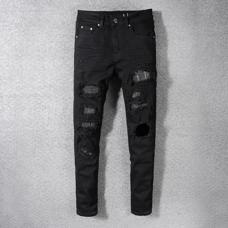 Jeans color negro hombre Clearance