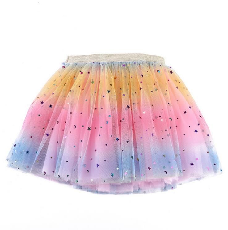 #1 stars printed tutu skirts