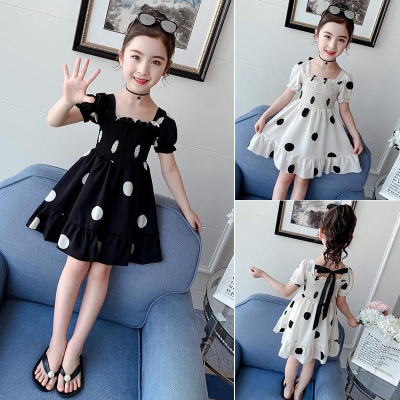 Acheter Robe Filles Ete 21 Nouvelle Robe De Princesse Occidentale Pour Enfants Big Enfant Petite Fille Bebe Fille Vetements De 15 56 Du Lingxiaohua Fr Dhgate Com
