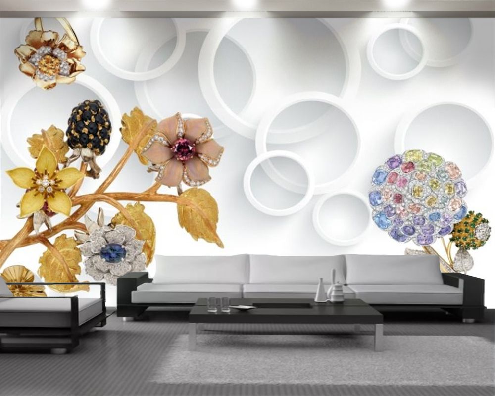 Diamond Flower Luxury 3d Wallpaper Living Room Bedroom 3d Mural Wallpaper Modern Home Decoration Wall Paper Diamond Flower Luxury 3d Wallpaper Living Room Bedroom 3d Mural Wallpaper Modern Home Decoration Wall Paper