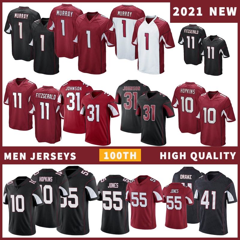 larry fitzgerald stitched jersey