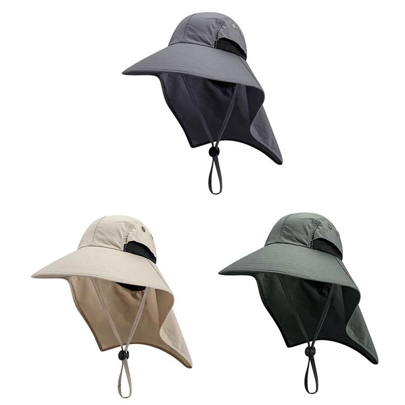 Mar Democracia girar Sombreros de ala ancha unisex transpirable protección sol sombrero uv cara cuello colgando gorra hombre verano Mar Democracia girar Sombreros de ala ancha unisex transpirable protección sol sombrero uv cara cuello colgando gorra hombre verano