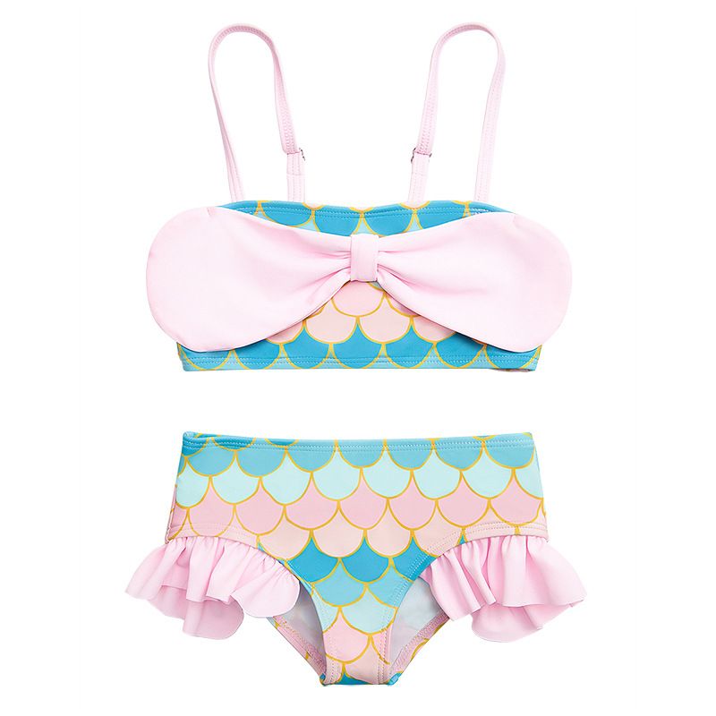 Compra Niños Sirena Impresión Traje De Baño Bebé Chicas Volantes Traje De  Baño 2021 Verano Moda Escalas De Pescado Bikini Niños Dos Piezas Z2522  Barato | Entrega Rápida Y Calidad | Es.Dhgate