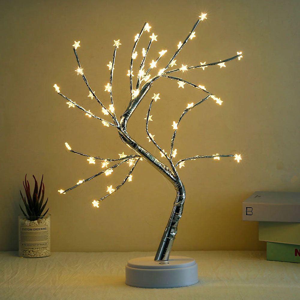 Warm White Star Tree