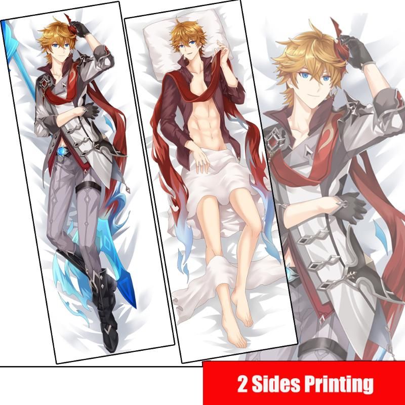 Pillow Case Anime Genshin Impact Tartaglia Cosplay Dakimakura Cover 2WAY Hugging Body Male Otaku Cushion Xmas Pillow Case Anime Genshin Impact Tartaglia Cosplay Dakimakura Cover 2WAY Hugging Body Male Otaku Cushion Xmas